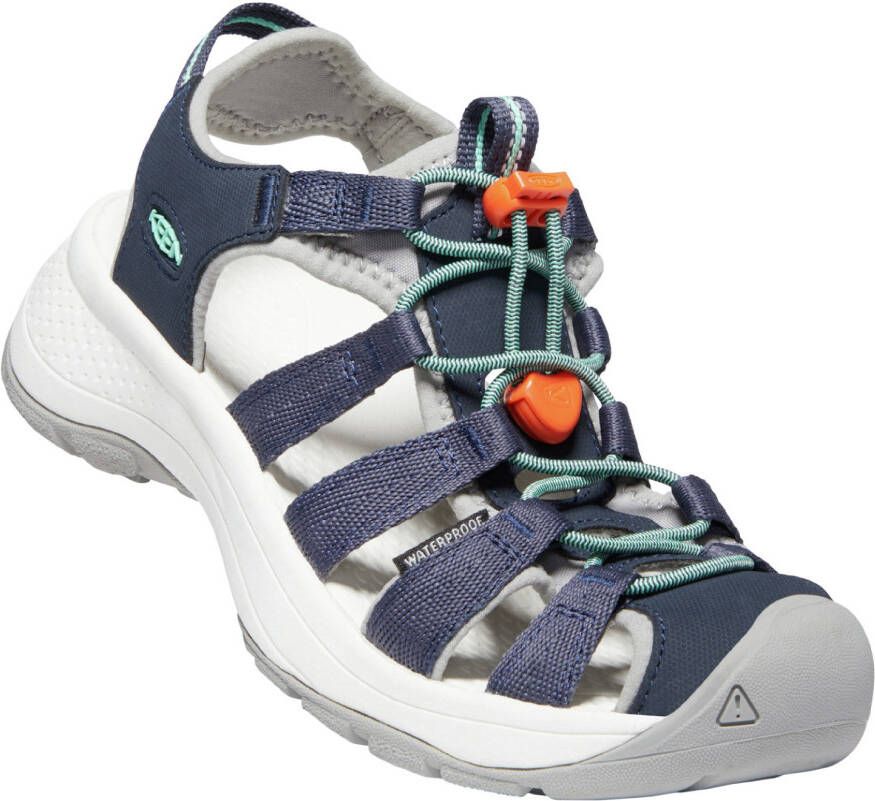 Keen Astoria West Dames Wandelsandalen Navy Beveled Glass Blauw Gerecyclede PET flessen K1023587 - Foto 2