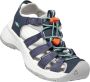 Keen Astoria West Dames Wandelsandalen Navy Beveled Glass Blauw Gerecyclede PET flessen K1023587 - Thumbnail 2