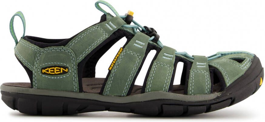 Keen Women's Clearwater CNX Leather Sandalen zwart