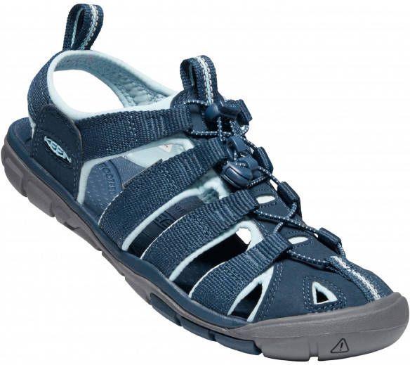 Keen Clearwater Dames Wandelsandalen Navy Blue Glow Blauw Polyester K1022965 - Foto 4