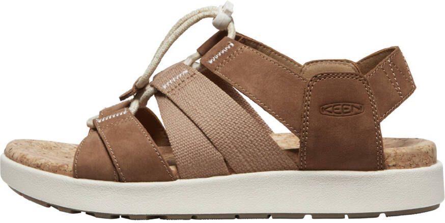 Keen Women's Elle Mixed Strap Sandalen bruin beige