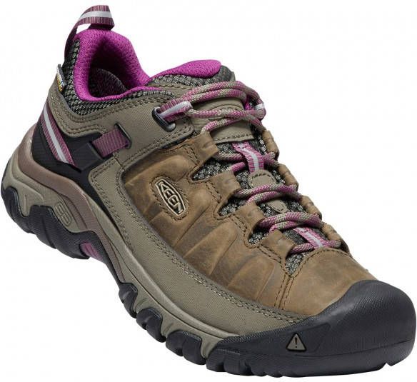 Keen Targhee III Dames Wandelschoenen Weiss Boysenberry Bruin Leer K1018177 - Foto 4