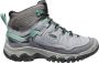 Keen Targhee IV Mid Dames Wandelschoenen Alloy Granite Green Grijs Nubuck K1028989 - Thumbnail 2