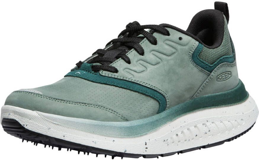 Keen WK400 Leather Dames Wandelschoenen Dark Forest Sea Moss