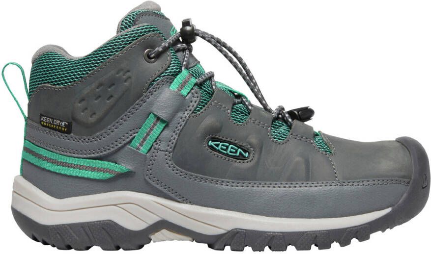 Keen Targhee Mid Older Kids Wandelschoenen Steel Grey Porcelain Grijs Leer K1026301 - Foto 2