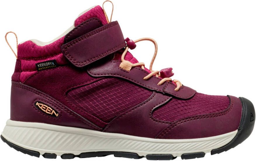 Keen Youth's Skua Mid WP Wandelschoenen purper rood