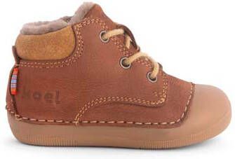 Koel Kid's Ava Leather Wool Winterschoenen bruin