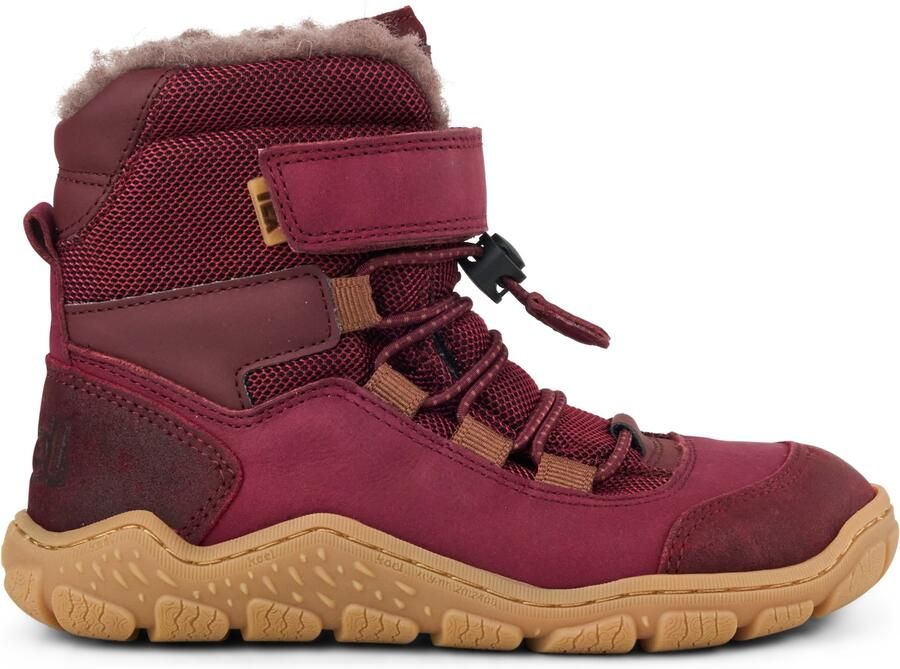 Koel Kid's Ravo Wool Tex Barefootschoenen rood