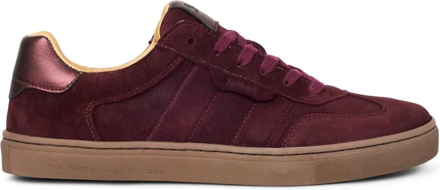 Koel Women's Helena Suede Barefootschoenen rood bruin