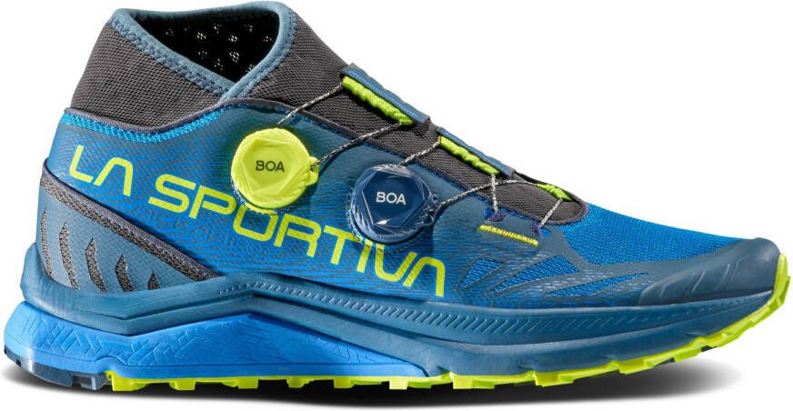 La Sportiva Jackal II Boa Trailrunningschoenen Heren Storm Blue Lime Punch - Foto 3