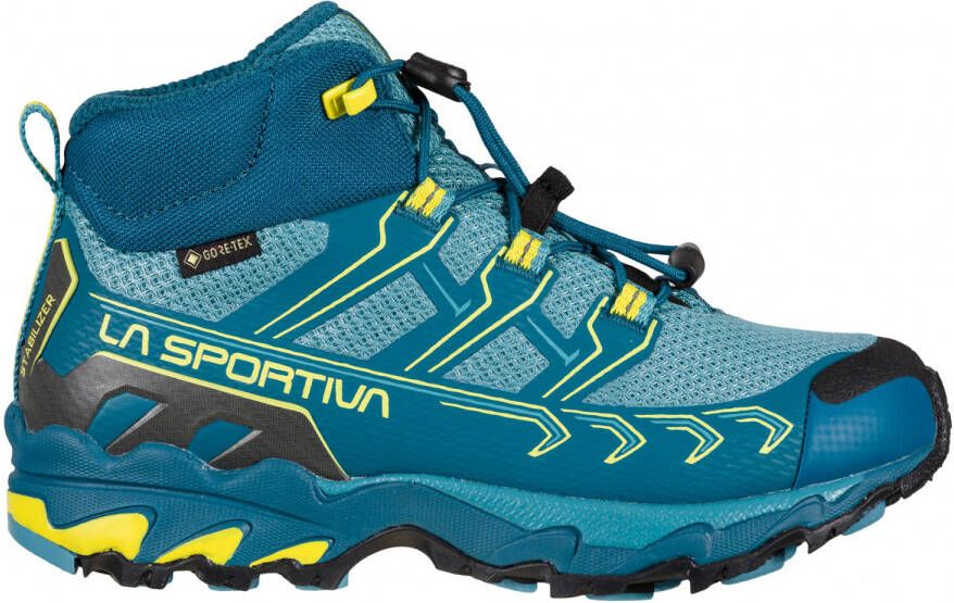 La sportiva Kid's Ultra Raptor II Mid GTX Wandelschoenen blauw turkoois