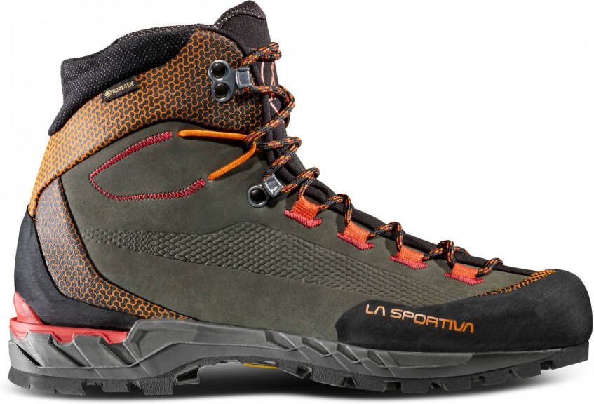 la sportiva Trango Tech Leather GTX Bergschoenen bruin olijfgroen grijs