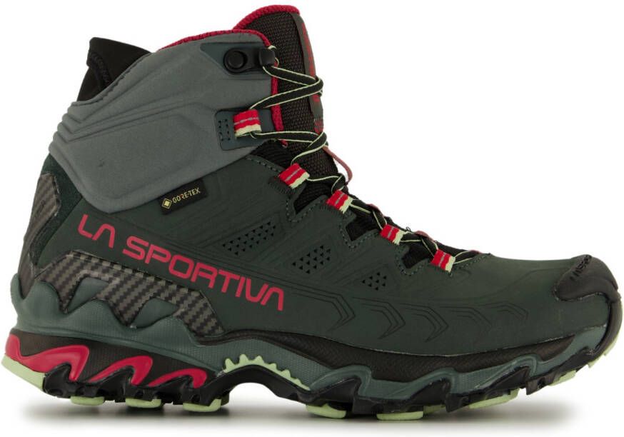 la sportiva Women's Ultra Raptor II Mid Leather Wide GTX Wandelschoenen olijfgroen