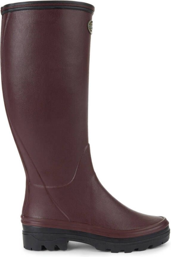 Le Chameau Women's Giverny Jersey Lined Boot Rubberlaarzen bruin
