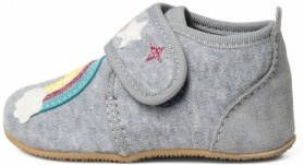 Living Kitzbühel Baby's Einhornzauber Klettmodell Pantoffels grijs