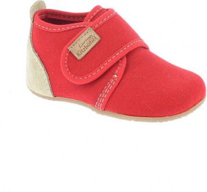 Living Kitzbühel Baby's Klettschuh Unifarben Pantoffels rood