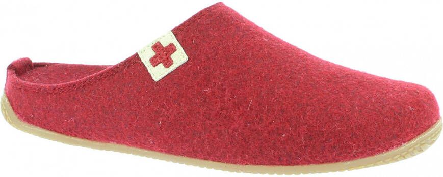 Living Kitzbühel Schweizer Kreuz No. 3886 Pantoffels rood