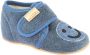 Living Kitzbühel Kid's Babyklett Frottee Smiley Pantoffels grijs - Thumbnail 2