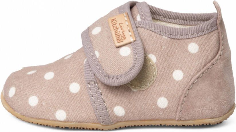 Living Kitzbühel Kid's Babyklett Pauli Pünktchen Pantoffels beige