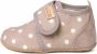 Living Kitzbühel Kid's Babyklett Pauli Pünktchen Pantoffels beige - Thumbnail 1