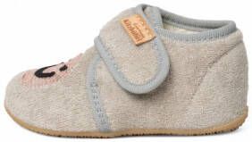 Living Kitzbühel Kid's Babyklett Sandy Smiley Pantoffels grijs