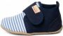Living Kitzbühel Kid's Babyklett Sigi Streifchen Pantoffels blauw - Thumbnail 2