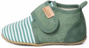 Living Kitzbühel Kid's Babyklett Sigi Streifchen Pantoffels groen