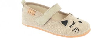 Living Kitzbühel Kid's Ballerina Schlafendes Kätzchen Pantoffels beige