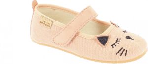 Living Kitzbühel Kid's Ballerina Schlafendes Kätzchen Pantoffels beige