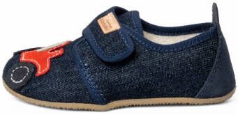 Living Kitzbühel Kid's Klettmodell Trolliger Traktor Pantoffels blauw