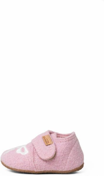 Living Kitzbühel Kid's Mimi Masche Klettschuh Pantoffels roze