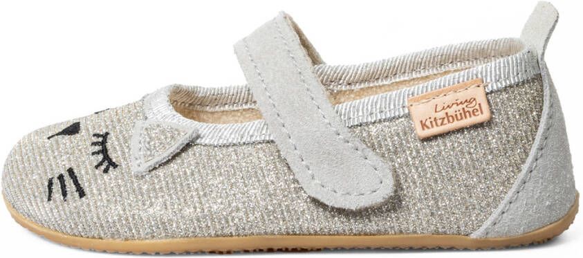 Living Kitzbühel Kid's Schlafendes Kätzchen Ballerina Pantoffels grijs