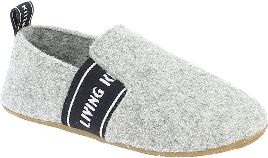 Living Kitzbühel T-Model Vilt & LK Belettering No. 3645 Pantoffels grijs