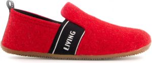 Living Kitzbühel Kid's T-Modell Filz & LK Schriftzug Pantoffels rood