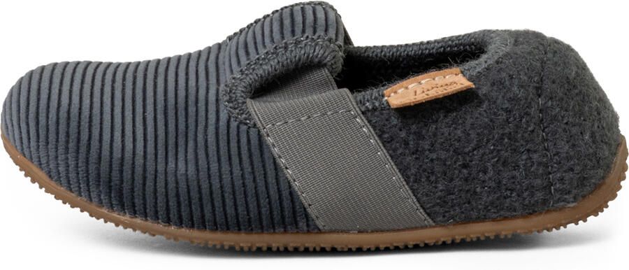 Living Kitzbühel Kid's Cord Elastik-Slipper Pantoffels grijs