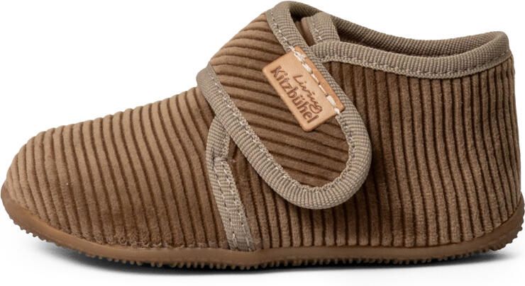 Living Kitzbühel Kid's Cord Klettschuh Pantoffels bruin