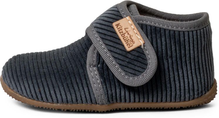 Living Kitzbühel Kid's Cord Klettschuh Pantoffels grijs