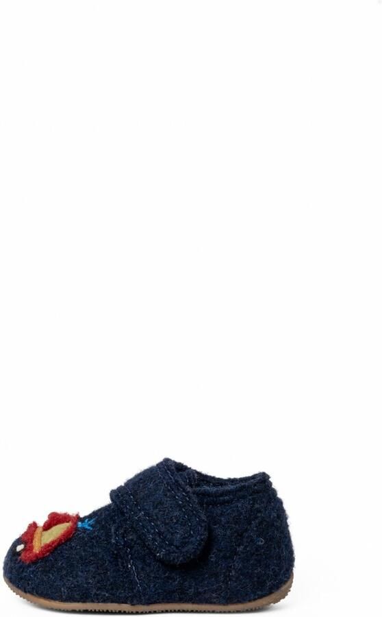 Living Kitzbühel Kid's Fredi Feuerwehr Klettschuh Pantoffels blauw