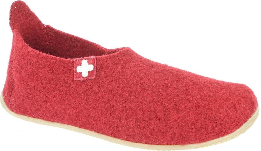 Living Kitzbühel Schweizer Kreuz No. 4249 Pantoffels rood