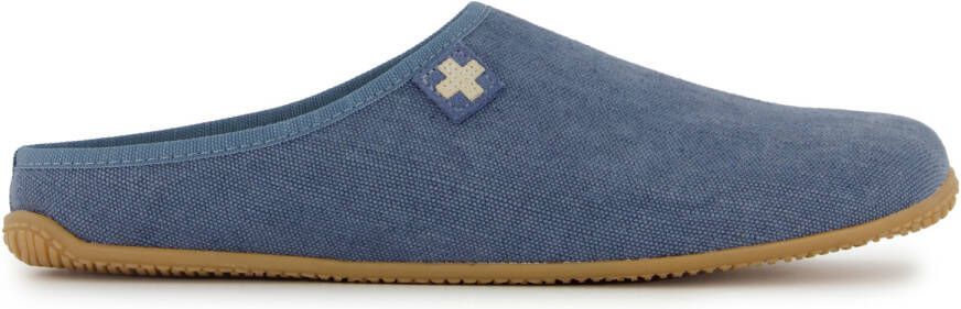 Living Kitzbühel Pantoffel Schweizer Kreuz Pantoffels blauw