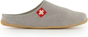 Living Kitzbühel Pantoffel Schweizer Kreuz Pantoffels grijs