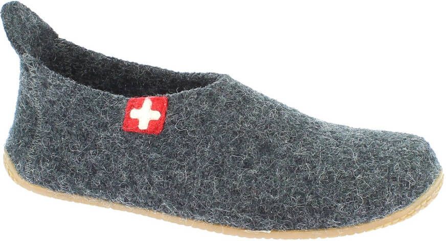 Living Kitzbühel Schweizer Kreuz No. 4249 Pantoffels grijs