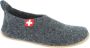 Living Kitzbühel Schweizer Kreuz No. 4249 Pantoffels grijs - Thumbnail 2