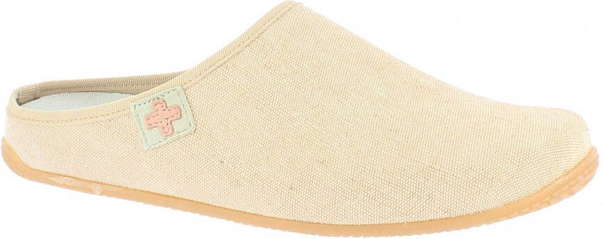 Living Kitzbühel Women's Pantoffel Schweizer Kreuz Pantoffels beige