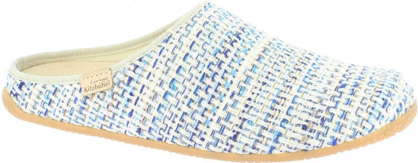 Living Kitzbühel Women's Pantoffels Stuctuurlinnen Pantoffels wit