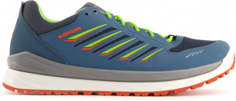 Lowa axos gtx low wandelschoenen blauw groen heren