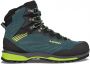 Lowa CADIN II GTX MID staalblauw lime heren wandelschoenen - Thumbnail 2
