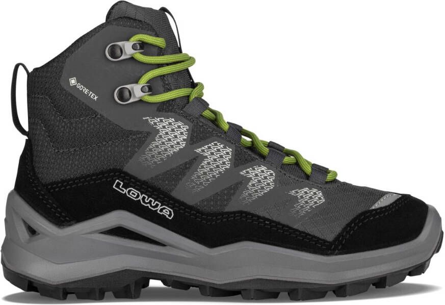 Lowa Kid's Maddox Pro GTX Mid Wandelschoenen zwart grijs