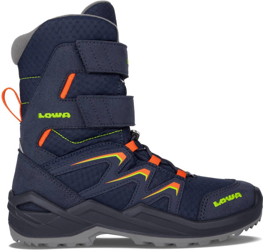 Lowa Kid's Maddox Warm GTX Hi Junior Winterschoenen blauw