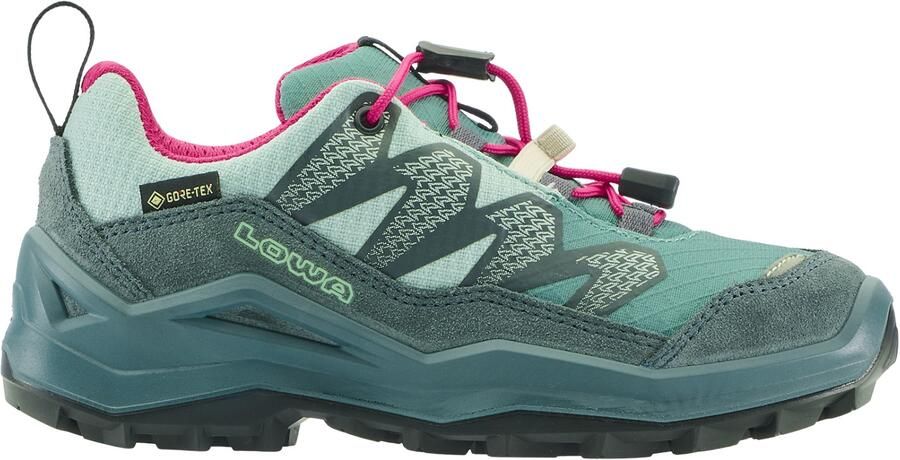 Lowa Kid's Maddox Pro GTX LO Multisportschoenen turkoois - Foto 2